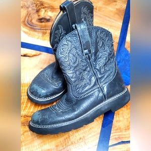 Black Fat Baby Ariat Boots